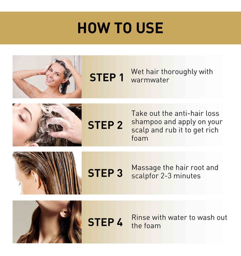 Shampoo Para Cabelos Danificados 100ml Shampoo Blackening Sh