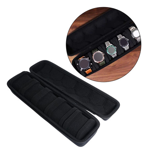 Estuche Enrollable Para Reloj De 5 Ranuras, De Espacio