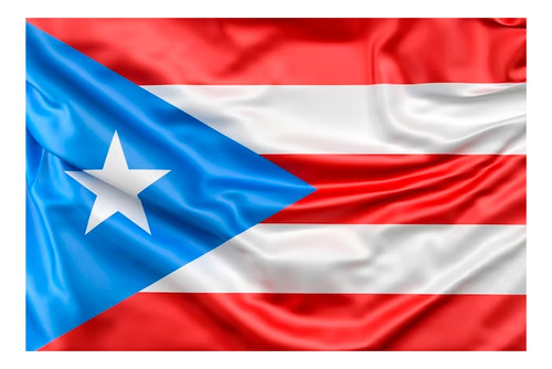Bandera Puerto Rico 1mtr X 1.5mt Exterior Grande