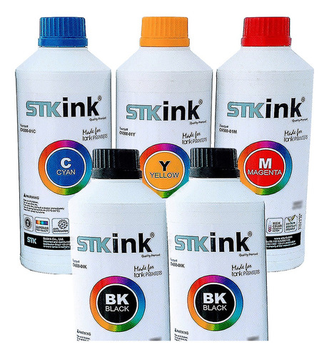 5 X 250ml Tinta Impressora Canon Ix6810 Pgi150 Cli151 Tinta Super Black Magenta Yellow Cyan