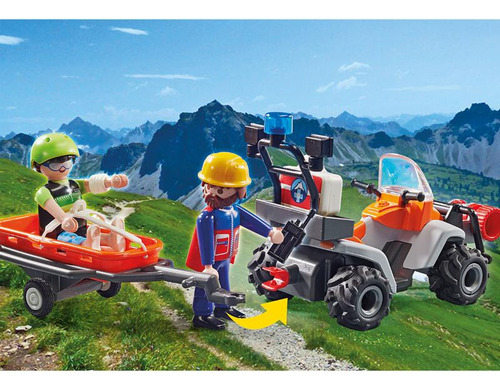 Playmobil rescate Ciclista En La Montaña 58 Piezas