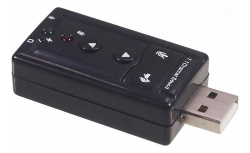 Adaptador Som Usb 2.0 Exbom Usom Externo Preto