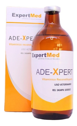 Vigantol Ade Fuerte 100mL vitamina A vitamina D3 vitamina E para ganado