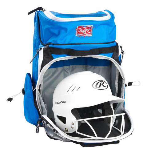 Back Pack Beisbol Soft Rawlings Mantra Fastpitch Azul Adulto