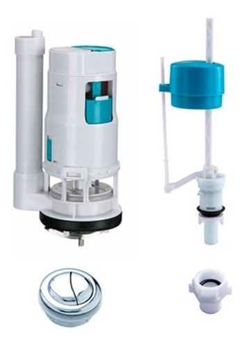 Kit De Valvula Completo Para Estanque Con Botón Wc Fitting