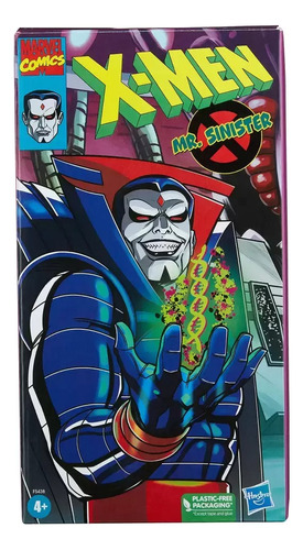 Figura Articulada Mr. Sinister X-men Vhs Marvel Comic Hasbro