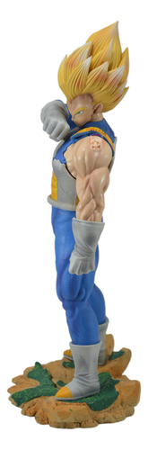 Figura Muñeco Dragon Ball Z Vegeta Ssj Super Saiyan Pose 3