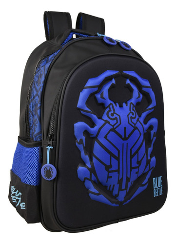 Mochila Niño Primaria Blue Beetle 100% Original