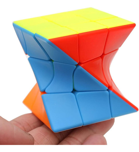 Yunteng Cube Twist 3x3 Stickerelss Speed Cube Vivid Color Ma