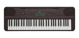 Teclado musical Yamaha PSR-E360 61 teclas nogal oscuro