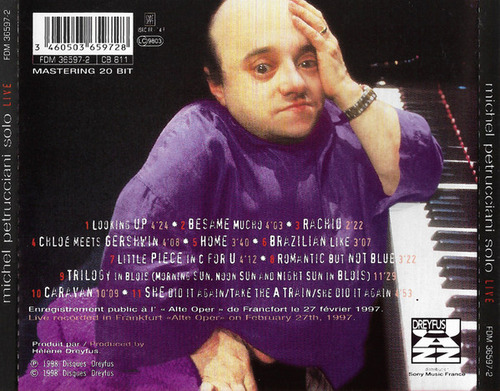 Cd Solo Live (michel Petrucciani) Estándar