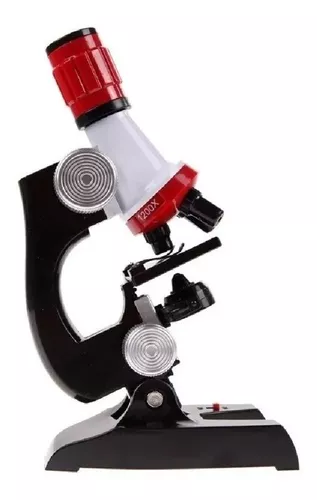 Microscopio Optico Para Niños Hokken Hme 1200x Zoom Con Luz