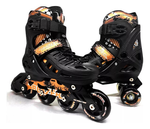 Patines 2 En 1 Roller Y Linea Ajustables
