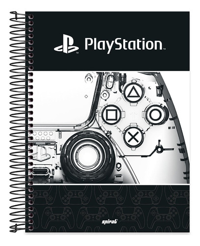 Caderno Universitário Capa Dura 15x1 240 Folhas Playstation