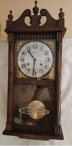 Reloj Con Péndulo Antiguo De Pared