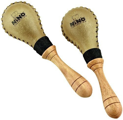 Maracas De Piel Cruda Para Niños