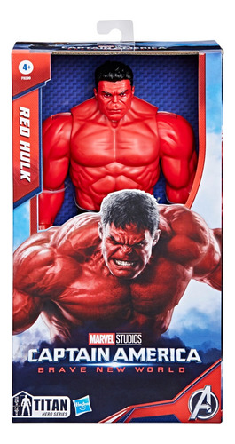 Marvel Figura De Acción Titan Hero Series Red Hulk +4 Años