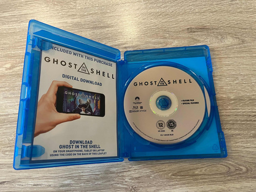Blu-ray Ghost In The Shell 2d 3d Importado 3d Legendado Ptbr