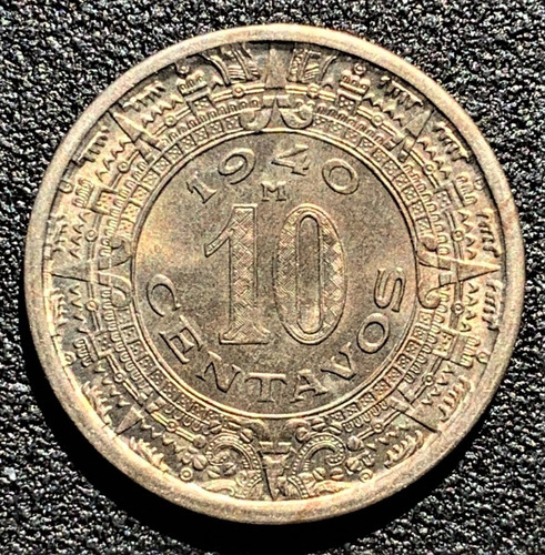 10 Centavos  1940 Mo  Brillante Unc