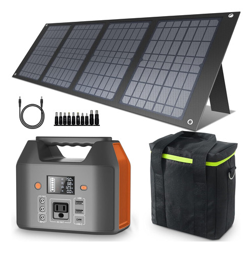 Generador Solar Pequeño De 150 W Con Panel Solar De 40 W Y B