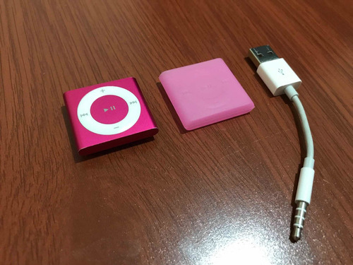iPod Shuffle 4g Rosado Con Estuche Protector