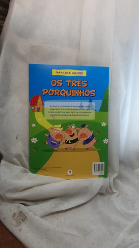 Livro Os Três Porquinhos Para Ler E Colorir - Ciranda Cultural Editora - Editora Ciranda Cultural