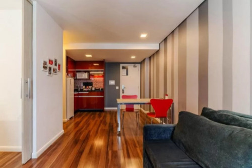 Imagem 2 de 15 de Flat Em Moema No Pool Para Investimento - Sf24780