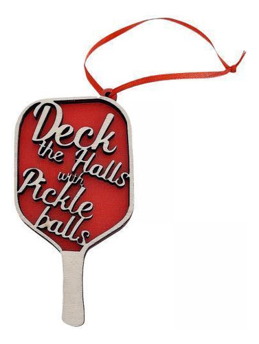 6 Adornos De Paleta De Pickleball, Accesorios Colgantes Para