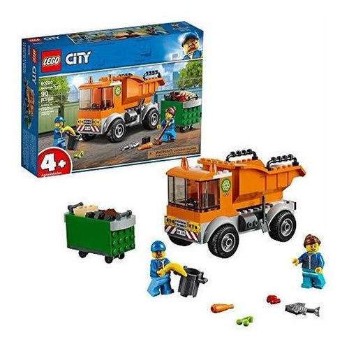 Lego City Grandes Vehiculos Camion De Basura 60220 Kit De Co