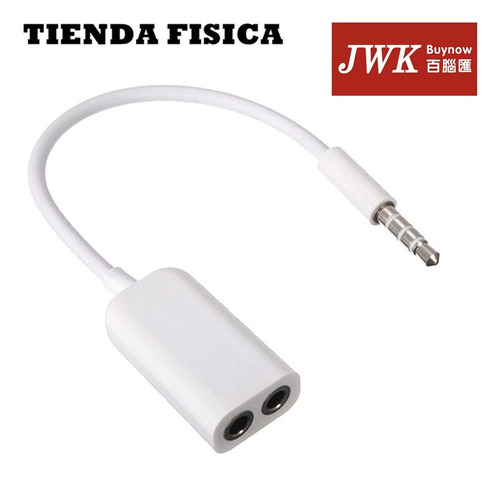 Divisor De Audio Del Auricular  Jack 3.5mm 2 Salidas Jwk