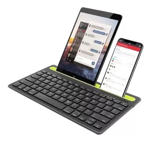 Teclado Bluetooh Recargable Inalambrico Tablet Celular Pc