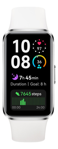 Smartwatch Huawei Band 10 White Smartwatch, cuidados de saúde, monitoramento do sono e modos de treinamento