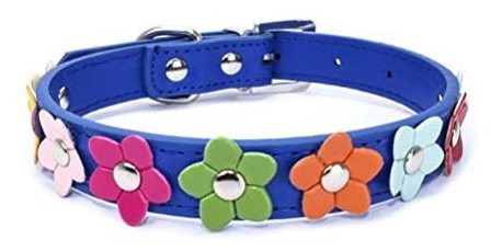 Colorido Collar De Perro De La Flor Collar De Gato Srknq