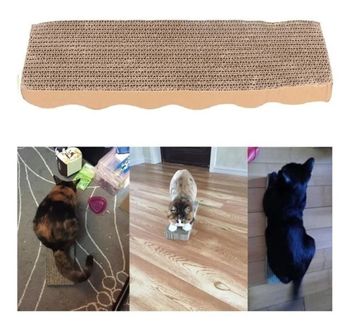 Imagen 3 de 4 de Rascador Reversible Corrugado Hierba Gatera Para Gato3072153