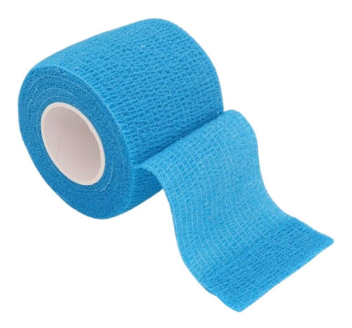 Bandagem Elástica Adesiva Flexível 5cm Azul