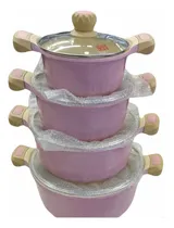 Comprar Juego De Olla Roca Volcanica Antiadherente 10 Pcs 100% Eco