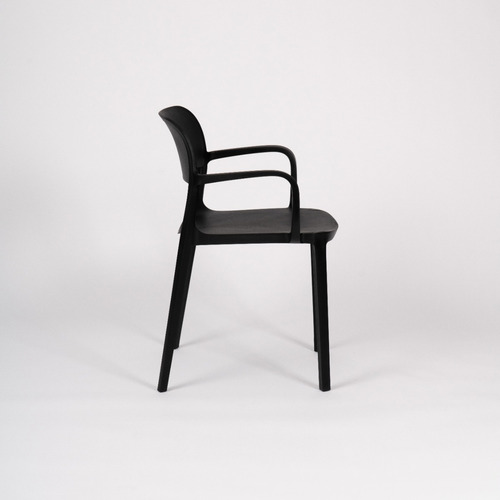 Silla De Jardín Apilable Smile Con Apoyabrazos