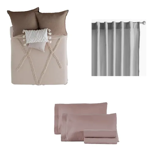 comprar Edredón Voga Estambul King Size + Sábanas Y Cortinas