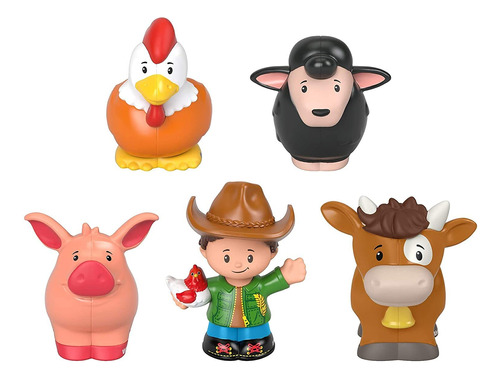 Fisher-price Paquete De Figuras De Little People Farmer & A.