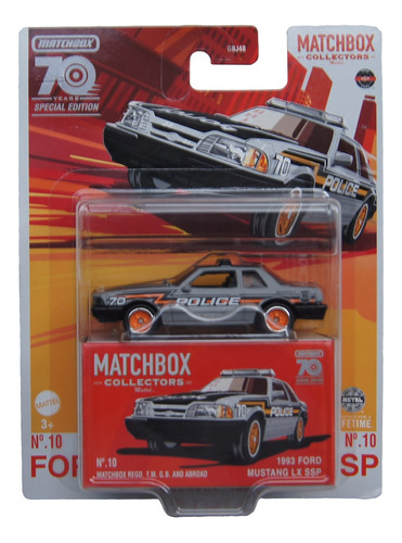 Matchbox Collectors 2023 No. 10 - 1993 Ford Mustang Lx Ssp