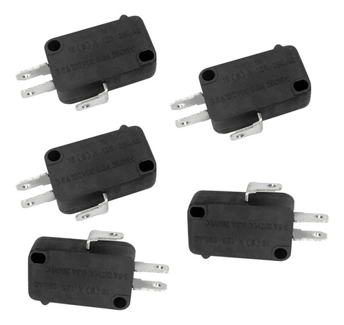 Pf 5 Piezas 15a 250vac V-15 Botón Spdt 1no 1nc Micro Switch