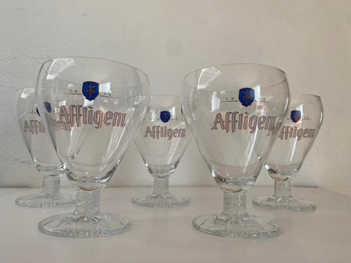 Affligem 5 Copas De Cerveza Belga Ale Cáliz (Usado)
