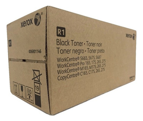 Toner Preto 5665,5675,5687,5775,5790,265,275 - 006r01146
