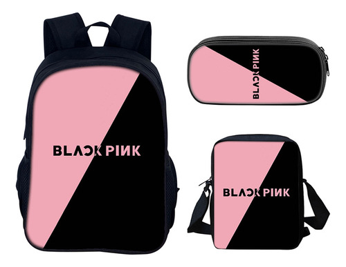 Nueva Mochila Escolar Black Pink Idol Peripheral Student Cre