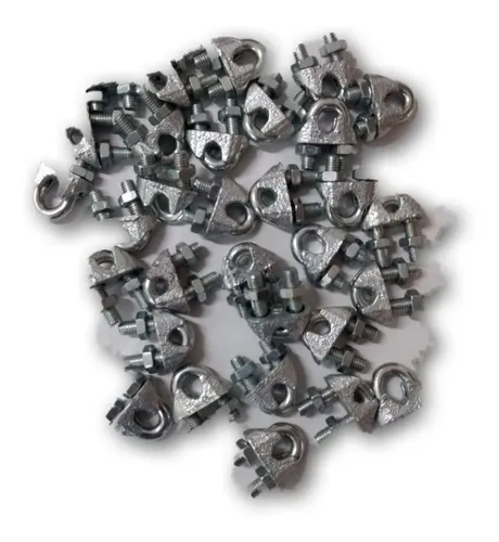 Grampa Prensacable Acero 7/8'' 22 Mm Galvanizadas 10 Unidad