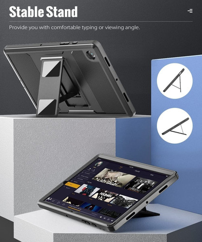 Moko Case Para Galaxy Tab A8 10.5 X200 X205 Protector 360°