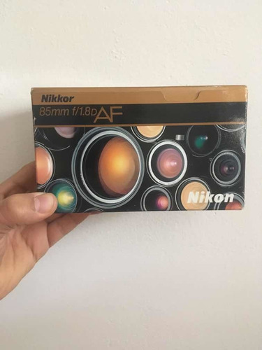 Caja Lente Nikon 85mm F1.8 D Af