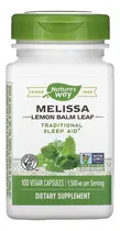 Comprar Lemon Balm Melissa Nature S Way 1500mg 100 Veg Caps Imp Usa Sin Sabor