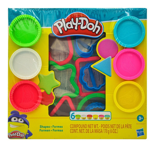 Play Doh Formas 6 Botes Y 9 Moldes 170g Hasbro