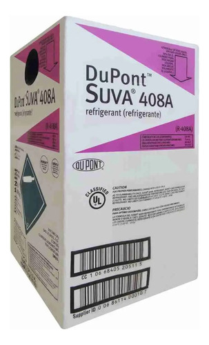 Gas Refrigerante Suva R408a De 10.896kg Marca Dupont